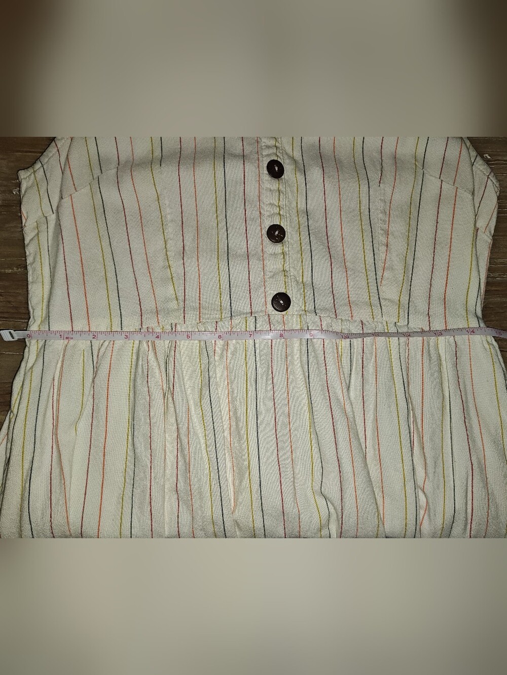 Mata Traders Rainbow Striped Raya Tank Dress Size M - Picture 7 of 8